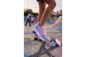 Resim Muggo SKY Çocuk Işıklı Patenli Tekerlekli Sneaker Spor Ayakkabı 