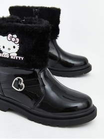 Resim LC Waikiki LCW STEPS Hello Kitty Baskılı İçi Kürklü Kız Çocuk Bot 