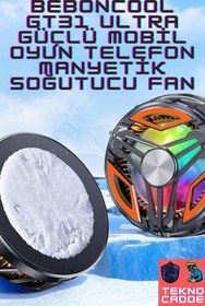 Resim beboncool GT31 Mobil Oyun Telefon Soğutucu Fan 