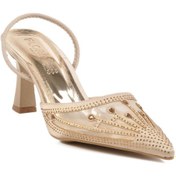 Resim Altın Kadın Abiye Ayakkabı T-100 Z Altın 