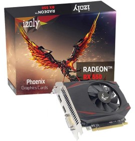 Resim İzoly AMD Radeon RX550 4 GB GDDR5 128 Bit Ekran Kartı 
