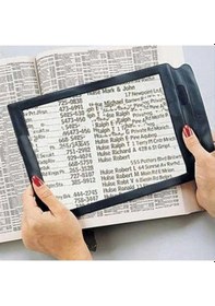 Resim Zcjb Ev Ofis Malzemeleri A4 Büyük Levha Büyüteç Cam Okuma Yardımı Lensi Okuma İçin Sevıch-72138 