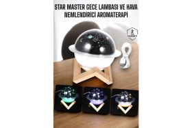 Resim MiraLive Aromaterapi Hava Nemlendirici Masa ve Gece Lambası 