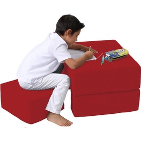 Resim earmut Çocuk Tekli Çok Amaçlı Koltuk Kırmızı 