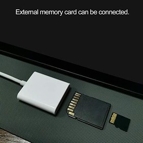 Resim Kart Okuyucu, Taşınabilir Hafif Type-C Kart Okuyucu Ofis için Profesyonel Kompakt Boyut Ev için Type-c Arabirimli Cep Telefonu veya Bilgisayar için 