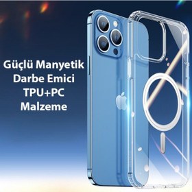 Resim Dux Ducis Clin Apple Uyumlu iPhone 13 Pro Max Magsafe Manyetik Silikon Kilif 561072018 