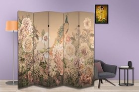 Resim Doğa Tasarımlı Özel Tasarım Paravan Room Divider 180 x 200 cm 