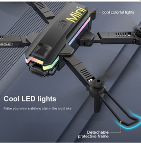 Resim Honmex Xt8 Mini Katlanabilir Drone Turuncu - Standart Paket Kamera Yok İki Pil İle: Tek Tuş Kalkış/iniş, Başsız Mod Ve 3d Çevirme 