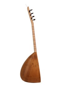 Resim Telli Çalgı Yapım Kısa Sap 40 Tekne Yaprak Dut Profesyonel Bağlama 