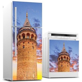 Resim Buzdolabı Ve Bulaşık Makinası Beyaz Eşya Sticker Kaplama Galata K (540884623) 