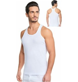 Resim Bonbonetti 6 Lı Paket Ribana Siyah Erkek Sporcu Rambo Atlet Beyaz Xl Beyaz 