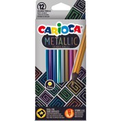 Resim Nessiworld Carioca Metallic Crayons Pack of 12 
