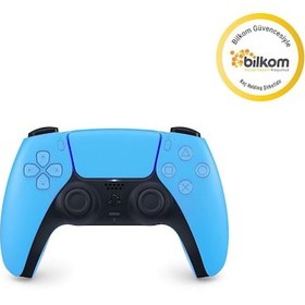 Resim Sony Playstation 5 Dualsense Controller Starl Blue V2 Bilkom Garantili 