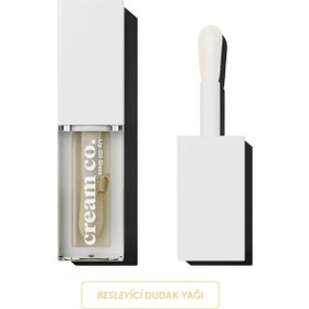 Resim Cream Co. Lip Oil Gloss Parlatıcı Nemlendirici ve Besleyici Dudak Bakım Yağı Vanilla 