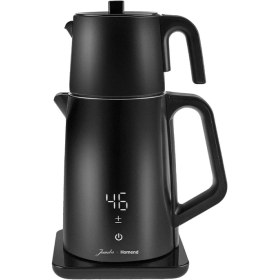 Resim Jumbo x Homend Cooltouch Siyah Çay Makinesi Plastik Malzeme ile Hızlı Demleme Teknolojisi 