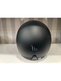 Resim mt Helmets Kask mt Lemans 2 Sv Mat Siyah Şeffaf Vizörlü 