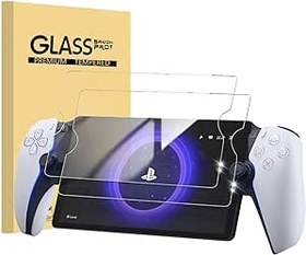 Resim HCHNH Playstation Portal için Ekran Koruyucu, [2'li Paket] PS5 Portal Uzaktan Oynatıcı Temperli Cam Ekran Koruyucu (8 inç 2023 Şeffaf Ultra HD, Çizilmez, Kabarcıksız) 