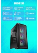 Resim Game Garaj Rise S1 R5-5600 16 GB 1 TB SSD RTX5060 Free Dos Masaüstü Oyuncu Bilgisayarı 