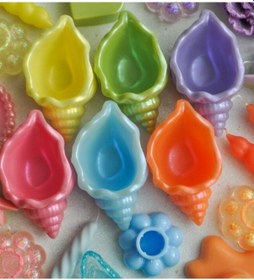 Resim Dekoratif Deniz Kabuğu Takı Tabağı Pembe 