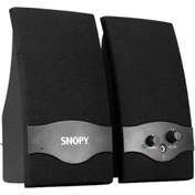 Resim Snopy 2.0 Siyah Usb Pc Speaker Hoparlör Kulaklık Girişli Bilgisayar Hoparlörü 