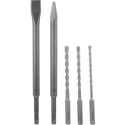 Resim Mena Rise Professional Accessories - Sds- Kırıcı Delici ve Keski Seti 5 Parça, Yeşil 