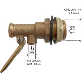 Resim Prizma Flatör Şamandıra 3/4, Plastik Toplu, Yüksek Kalite, Dayanıklı 