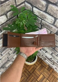 Resim Guard Taba Hakiki Deri Bozuk Para Bölmeli Yatay Model Klasik Erkek Cüzdanı - Grd250920wt208 Diğer 