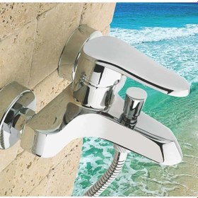 Resim Vilas Denver Yağmurlama Duş Seti + Elmas Banyo Bataryası Set 2'li Krom 