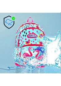 Resim 3 Göz Dream Flamingo Okul Çantası + Termal Beslenme + Kalemlik + Anahtarlık + Suluk Kız Sırt Çantası 