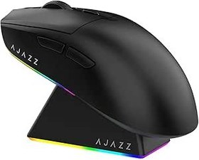 Resim Coverzone AJAZZ AJ139 V2 MC Mouse 3 Farklı Bağlantı Modu-RGB Manyetik Şarj İstasyonlu-PAW 3311 Sensör-500 mAh Batarya-66 Gram (Siyah) 