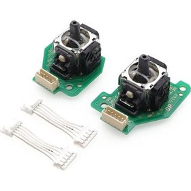 Resim B-sağ Sol Rocker Joystick Pcb Kurulu Gamepad İle Nintendo Wii U Gamepad Wiiu Pad Denetleyici 
