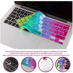 Resim Macbook Air Klavye Koruyucu 11Inc A1370 A1465 Arapça Us Arabictip Siyah 