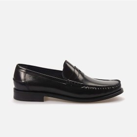 Resim Kemal Tanca Bağcıksız Erkek Klasik Ayakkabı 6223 SIYAH ACMA 