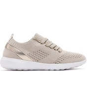 Resim Kadın Altın Kumaş Sneaker Derimod