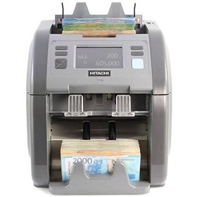 Resim Hitachi IH-110 Çift Cıslı Karışık Banknot Sayma Makinesi 20 Ülke Parası 