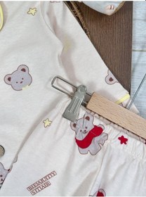 Resim Bebek Ve Çocuk Pijama Takımı 4bb2 Bej 