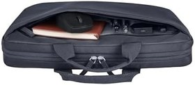 Resim HP 14 inç Laptop Evrak Çantası, Geri Dönüşümlü 600D Polyester, 8L, Dolgulu Bölme, Su Geçirmez, Çıkarılabilir Omuz Askısı, Gri 