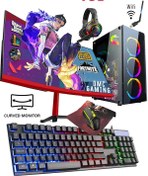 Resim DMC X69 (PUBG,GTA 5) I5 2500,16gb Ram,500gb Hdd,256gb Ssd,rx550,23.8 Curved Oyuncu Masaüstü Bilgisayarı 