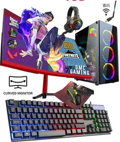 Resim DMC X69 (PUBG,GTA 5) I5 2500,16gb Ram,500gb Hdd,256gb Ssd,rx550,23.8 Curved Oyuncu Masaüstü Bilgisayarı 