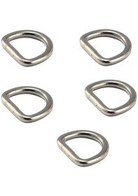 Resim Suntek 5x Paslanmaz Çelik D Halkaları Çanta 3mmx16mmx16mm 