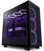 Resim NZXT H7 Flow Black Tempered Glass USB 3.2 ATX Mid Tower Kasa 