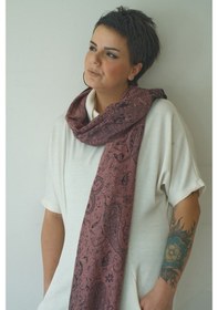 Resim Pashmina Şal - Bakır Rengi Kadın Şal - %100 Paşmina Yünü Bakır 