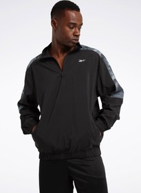 Resim TRAIN CAMO 1/4 ZIP Siyah Erkek Eşofman Üstü 