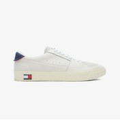 Resim Tommy Hilfiger Vulcanized Essential Erkek Beyaz Spor Ayakkabı 