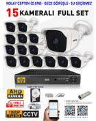Resim Ids - 15 Kameralı 1080P Fullhd 5Mp Sony Lensli Kamera Seti - 2025 