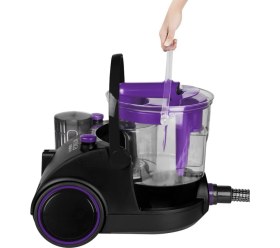Resim Arnica 850W Toz Torbasız Bora ET11133 Su Filtreli Süpürge, Hepa 13 Filtre, Siyah-Mor 
