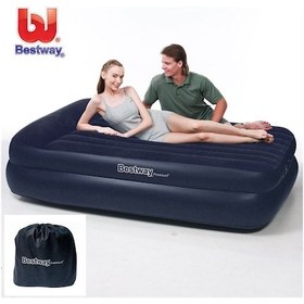 Resim Bestway Şişme Yatak Çift Kişilik Kendinden Pompalı Fd041 