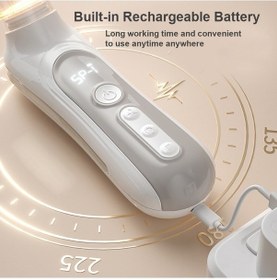 Resim Novahub Moveevo Elektrikli Bebek Burun Aspiratörü, 5 Seviye Emme, Düşük Gürültü, Müzik & Işık, 3 Silikon Uç, Saklama Kutusu, Çocuk Sağlığı İçin 