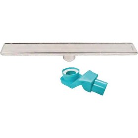 Resim Sukar Line 6 Plain 50 cm Izgaralı Krom Duş Kanalı 1156-1035000-01 