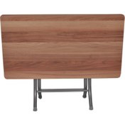 Resim aldagelsin Ahşap Desenli Katlanabilir Masa 60x110 